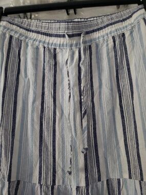 Stitch Star Striped Boho Skirt, XL